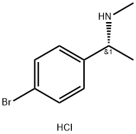 (1R)-1-(4-bromophenyl)ethyl](methyl)amine
hydrochloride Struktur