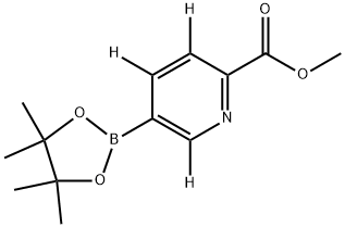 2-(Methylcarboxy)pyridine-5-boronic Acid Pinacol Ester-D3 Struktur