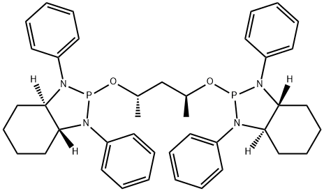 (3aR,3a'R,7aR,7a'R)-2,2'-(((2S,4S)-Pentane-2,4-diyl)bis(oxy))bis(1,3-diphenyloctahydro-1H-benzo[d][1,3,2]diazaphosphole) Struktur