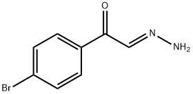 Benzeneacetaldehyde, 4-bromo-α-oxo-, aldehydo-hydrazone Struktur