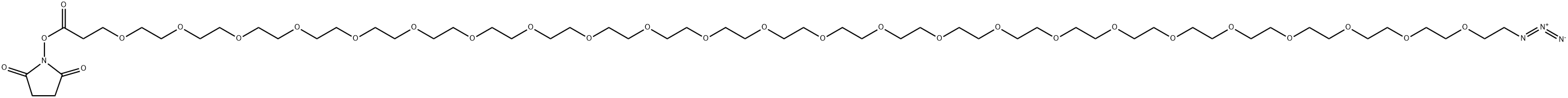 Azido-PEG24-NHS ester Struktur