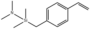 1-[(4-Ethenylphenyl)methyl]-N,N,1,1-tetramethylsilanamine Struktur