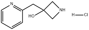 3-Azetidinol, 3-(2-pyridinylmethyl)-, hydrochloride (1:1) Struktur