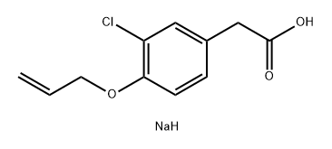 Alclofenac sodium Struktur