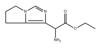 2-氨基-2-(6,7-二氫-5H-吡咯并[1,2-C]咪唑-1-基)乙酸乙酯, 2407965-02-8, 結(jié)構(gòu)式