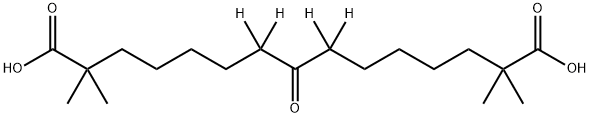 Bempedoic Acid Impurity 1-d4 Struktur