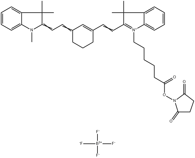 Cyanine7 NHS ester Struktur