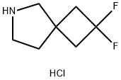 2,2-Difluoro-6-azaspiro[3.4]octane hydrochloride Struktur