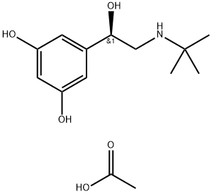 Terbutaline acetate hydrate Struktur