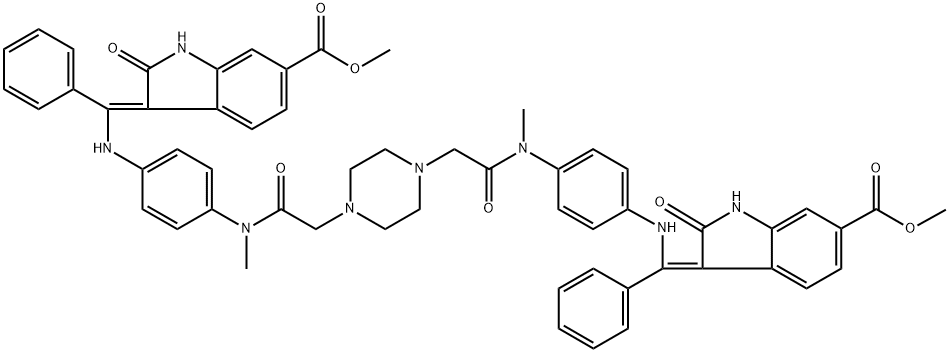 Nintedanib Impurity 50 Struktur