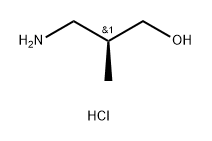 1-Propanol, 3-amino-2-methyl-, hydrochloride (1:1), (2S)- Struktur