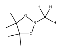 4,4,5,5-tetramethyl-2-(methyl-d3)-1,3,2-dioxaborolane Struktur