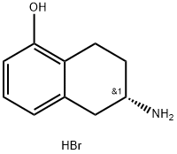 1-Naphthalenol, 6-amino-5,6,7,8-tetrahydro-, hydrobromide (1:1), (6S)- Struktur