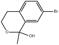 7-bromo-1-methylisochroman-1-ol Struktur