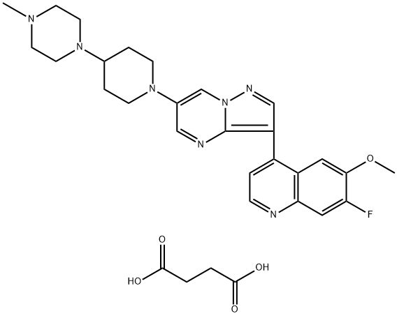 ALK2-IN-4 succinate Struktur