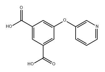 5-(pyridin-3-yloxy)isophthalic acid Struktur