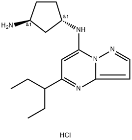 KB-0742 dihydrochloride Struktur