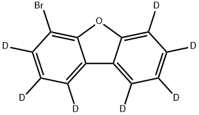 6-Bromodibenzofuran-1,2,3,4,7,8,9-d7 Struktur