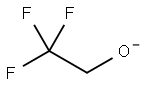 Ethanol, 2,2,2-trifluoro-, ion(1-) Struktur