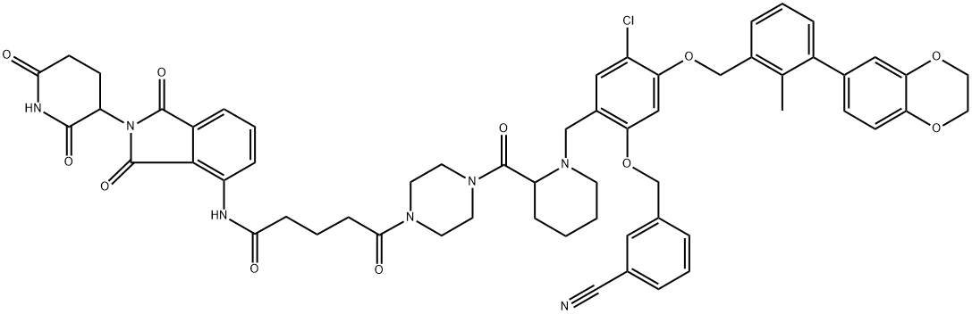 PROTAC PD-1/PD-L1 degrader-1 Struktur