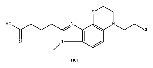 4-[6-(2-Chloroethyl)-3,6,7,8-tetrahydro-3-methylimidazo[4,5-h][1,4]benzothiazin-2-yl]butanoic acid