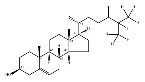 CAMPESTEROL (D7, 98%)  MIX OF DIASTEREOMER Struktur