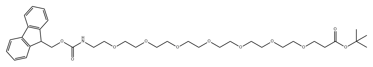 FmocNH-PEG7-t-butyl ester Struktur