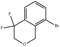 8-bromo-4,4-difluoroisochromane Struktur