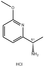 (S)-1-(6-methoxypyridin-2-yl)ethan-1-amine dihydrochloride Struktur