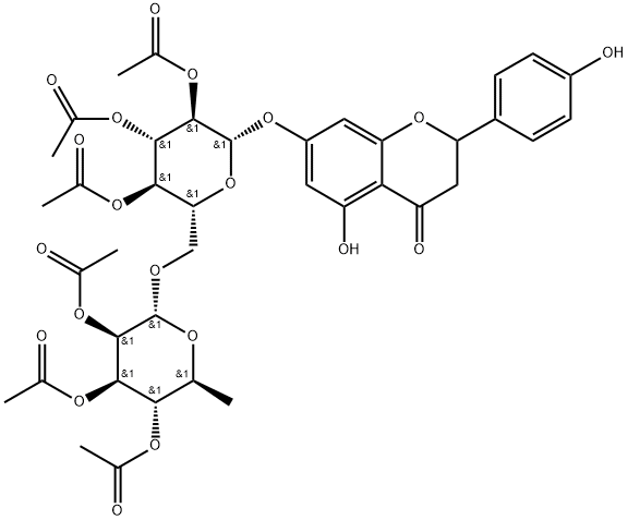 Narirutin Hexaacetate Struktur