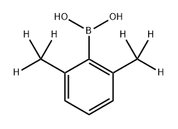 (2,6-bis(methyl-d3)phenyl)boronic acid Struktur