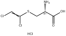 L-Cysteine, S-(1,2-dichloroethenyl)-, hydrochloride (1:1) Struktur