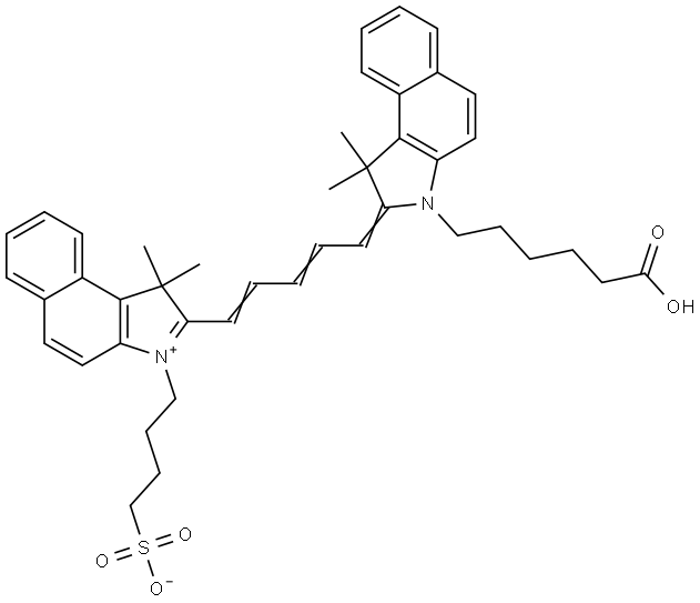 Cy5.5 Acid(mono SO3) Struktur