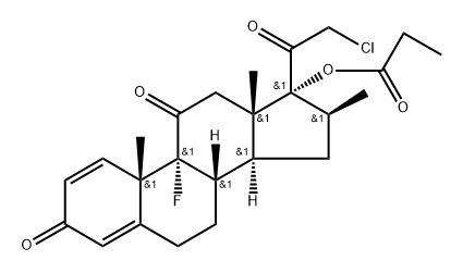 CLOBETASONE 17 PROPIONATE Struktur