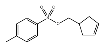 3-Cyclopentene-1-methanol, 1-(4-methylbenzenesulfonate) Struktur