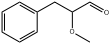 Benzenepropanal, α-methoxy- Struktur