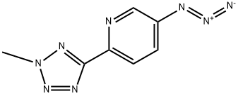 Pyridine, 5-azido-2-(2-methyl-2H-tetrazol-5-yl)- Struktur