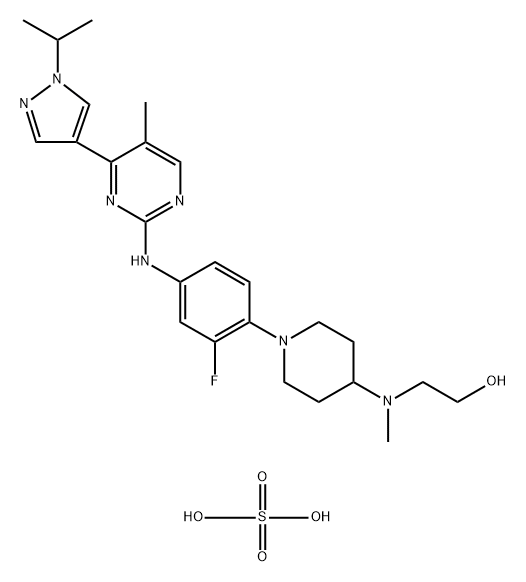 Flonoltinib maleate Struktur