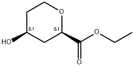 REL-(2R,4S)-4-羥基四氫-2H-吡喃-2-羧酸乙酯, 2570276-53-6, 結(jié)構(gòu)式