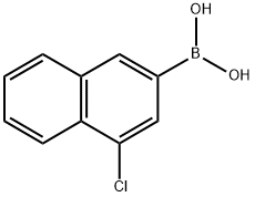 (4-chloronaphthalen-2-yl)boronic acid Struktur