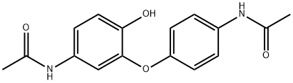 Acetamide, N-?[4-?[5-?(acetylamino)?-?2-?hydroxyphenoxy]?phenyl]?- Struktur