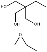 1,3-Propanediol, 2-ethyl-2-(hydroxymethyl)-, polymer with methyloxirane Struktur