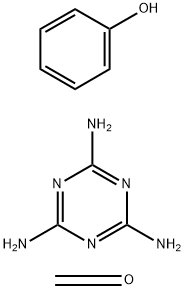 Formaldehyde, polymer with phenol and 1,3,5-triazine-2,4,6-triamine Struktur