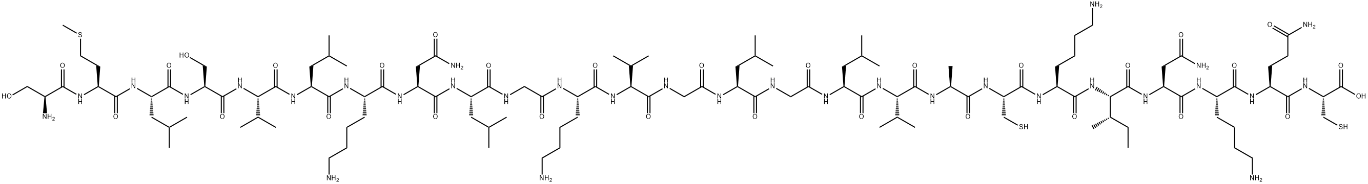 Ranatuerin-1C Struktur