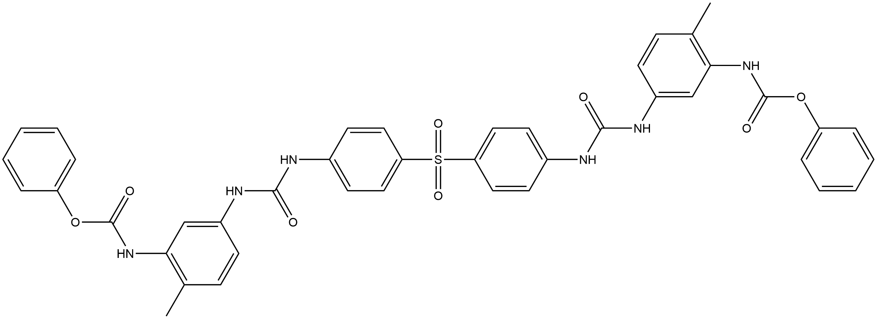 Carbamic acid, N,N'-[sulfonylbis[4,1-phenyleneiminocarbonylimino(6-methyl-3,1-phenylene)]]bis-, C,C'-diphenyl ester