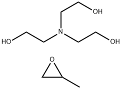 Ethanol, 2,2,2-nitrilotris-, polymer with methyloxirane Struktur