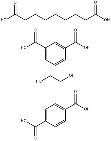 1,3-Benzenedicarboxylic acid, polymer with 1,4-benzenedicarboxylic acid, 1,2-ethanediol and nonanedioic acid Struktur