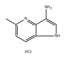 1H-Pyrrolo[3,2-b]pyridin-3-amine, 5-methyl-, hydrochloride (1:1) Struktur