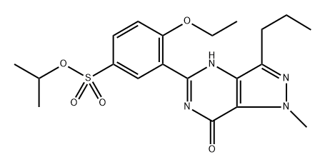 西地那非磺酰異丙酯雜質(zhì), 2640792-65-8, 結(jié)構(gòu)式