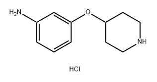 3-(piperidin-4-yloxy)aniline dihydrochloride Struktur